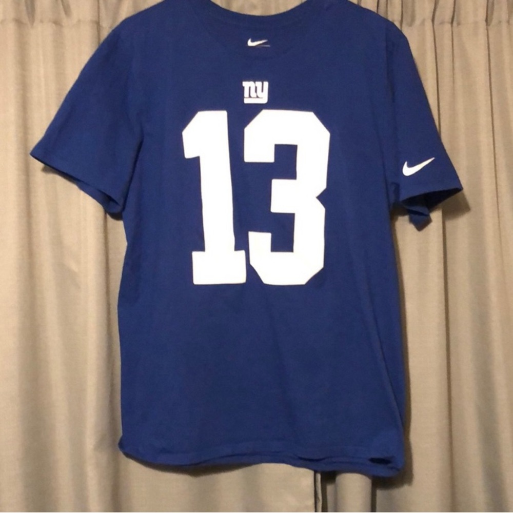 New York Giants Nike NFL Team Football Jersey Shirt (#13 Beckham)   Large